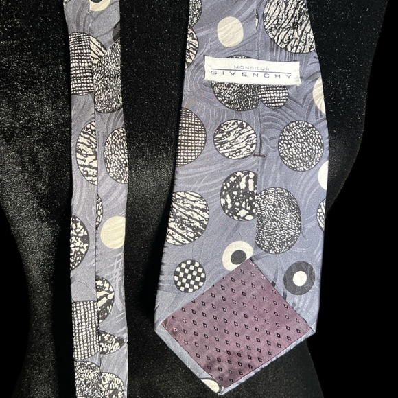 Mens Silk Tie Lot - (2) Christian Dior (1) Givenchy - Picture 9 of 9